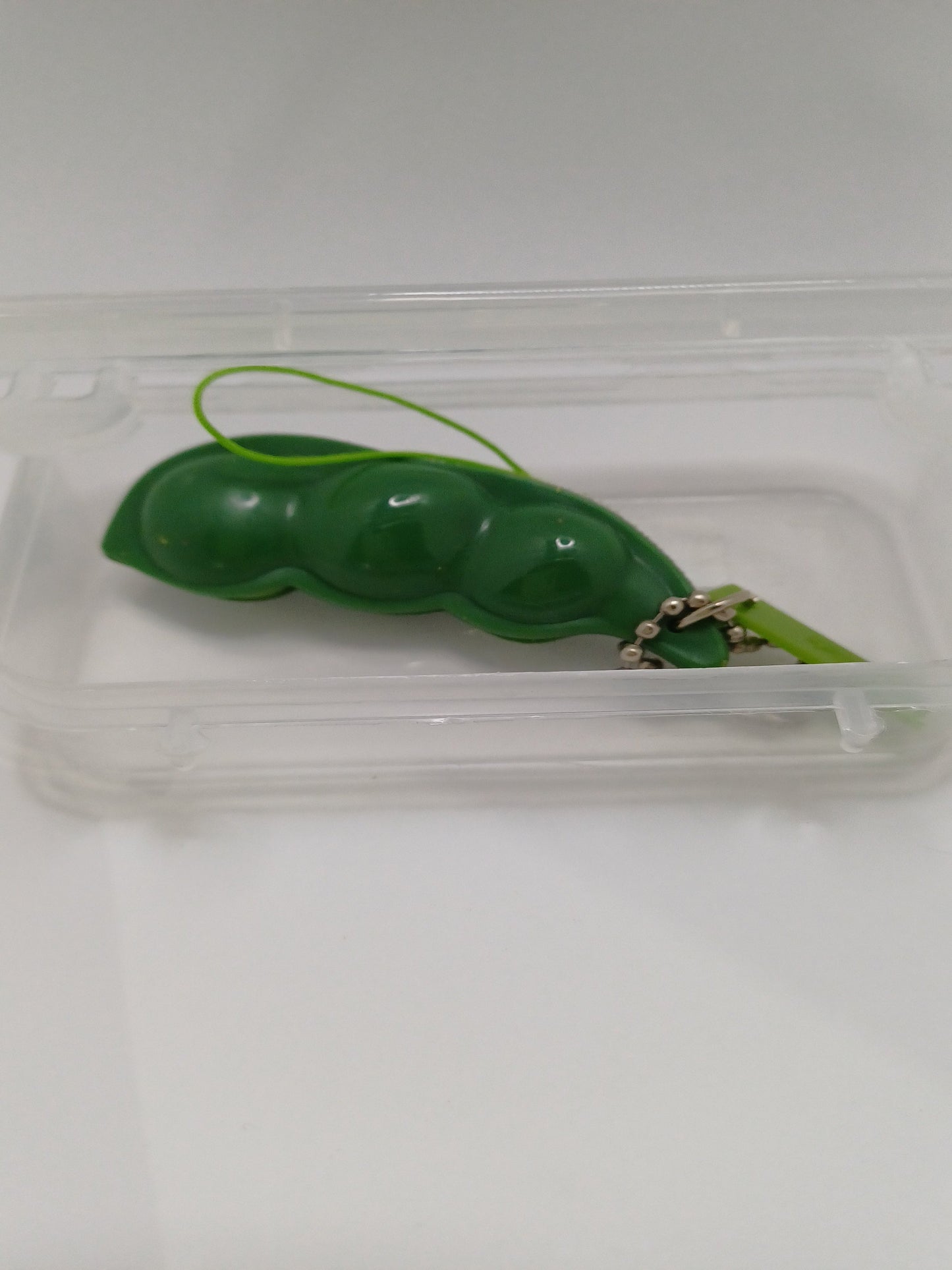 Plastic Peas Keyring and Fidget Toy