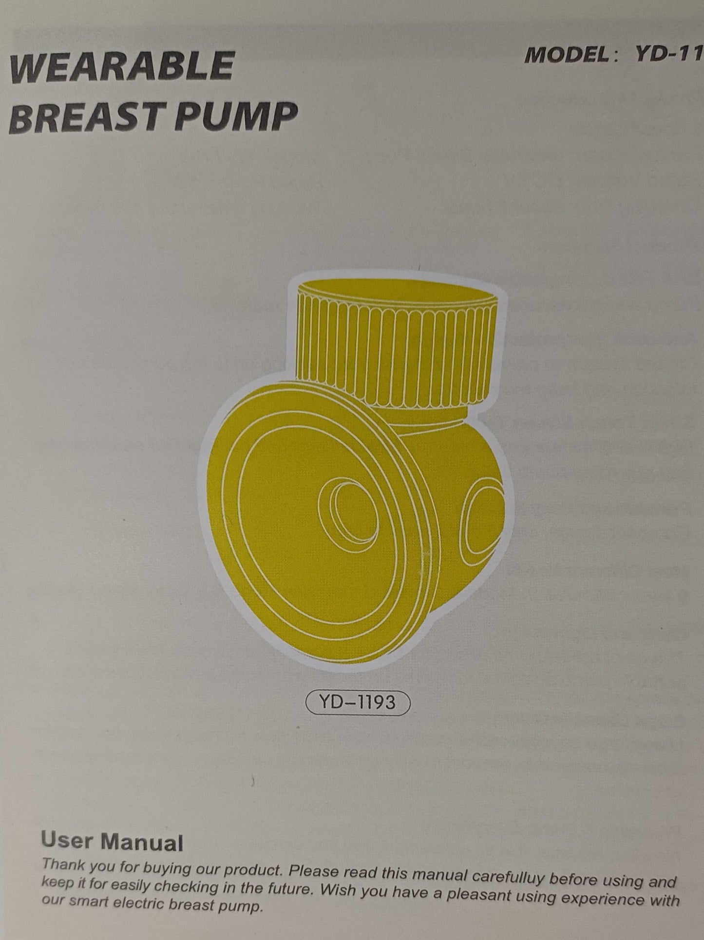 Hands-Free Chargeable Breast Pump