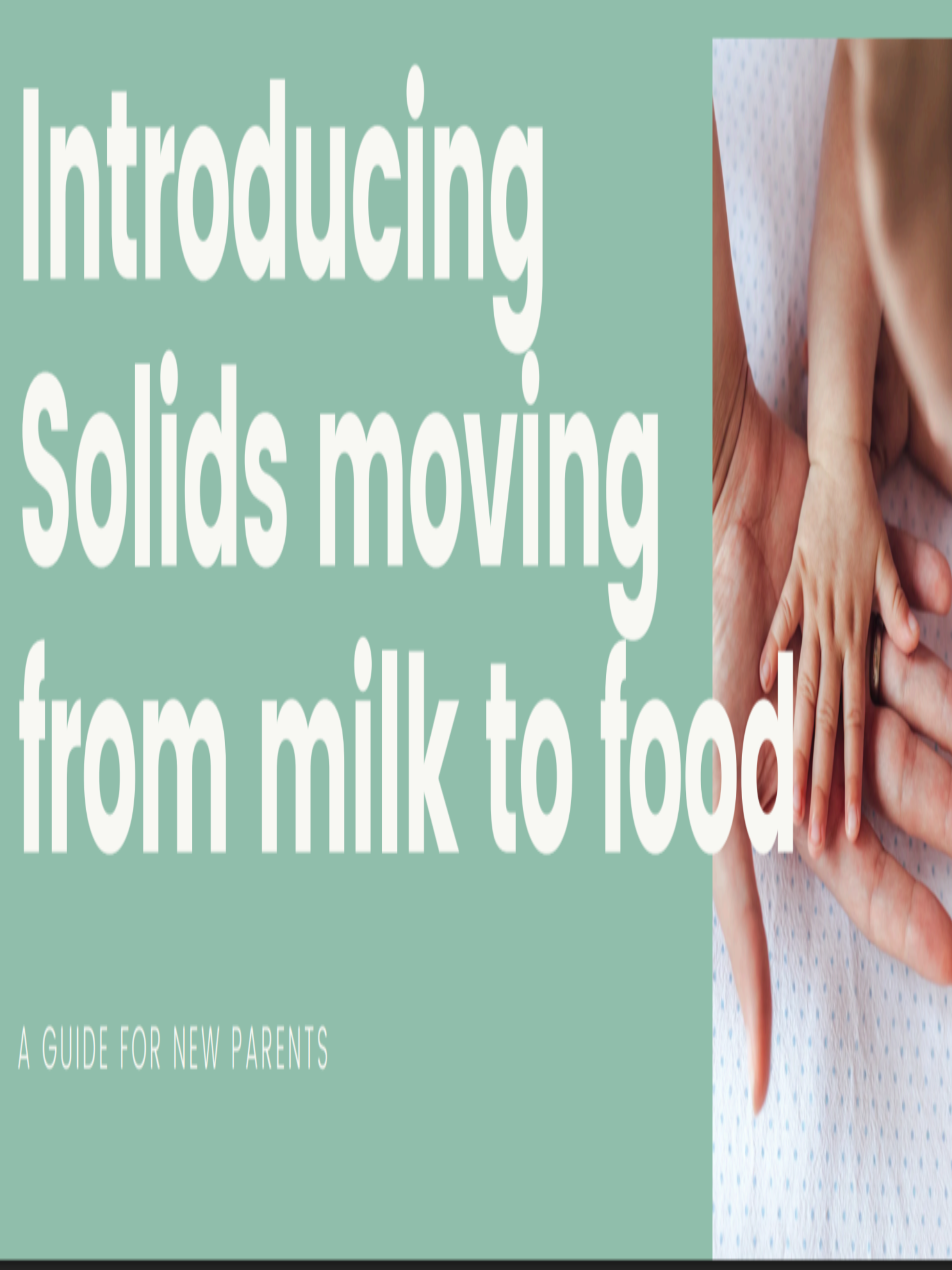 Introducing Solids Scotland Introducing Solids Guide and Cheat Sheet – NutriToolshop